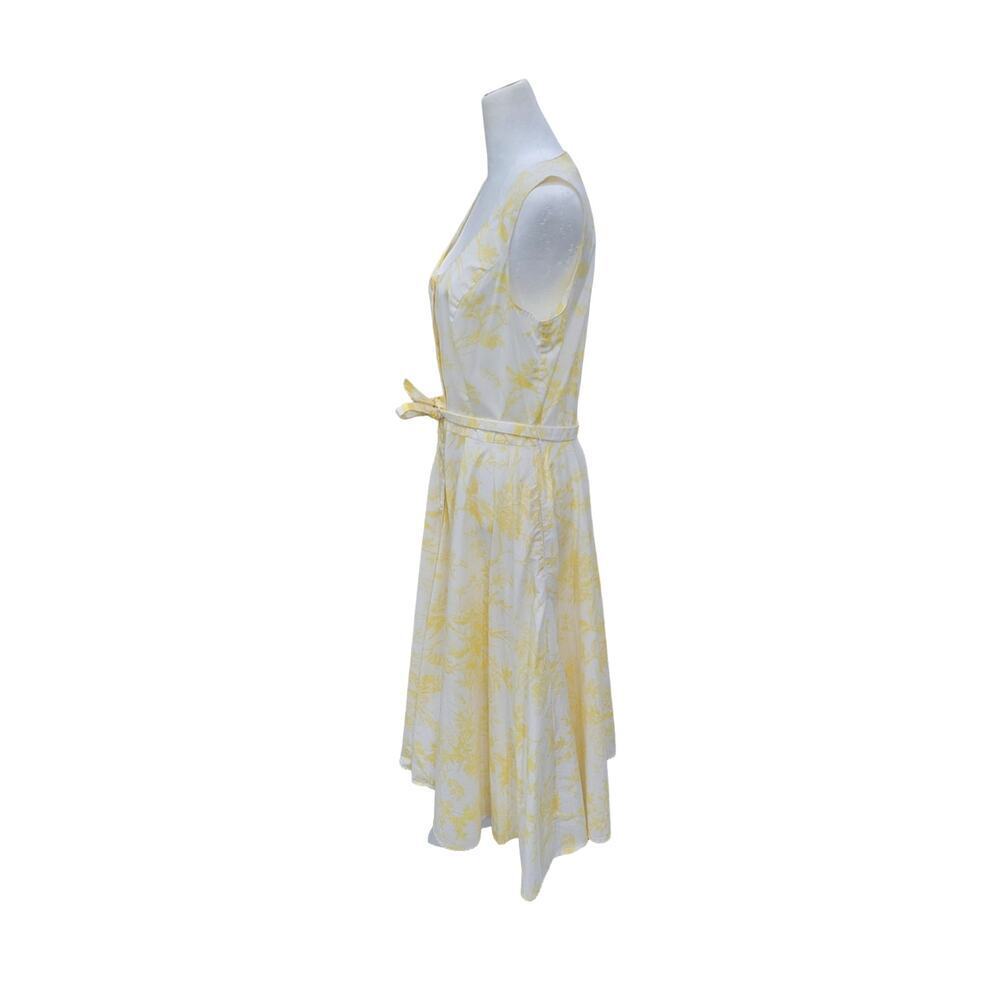 J. Peterman Women's Vintage Toile De Juy Sleeveless Cotton Midi Dress Size 10 - Picture 4 of 16